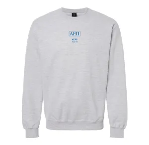 AEPi Alumni Embroidered Greek Letter Crewneck