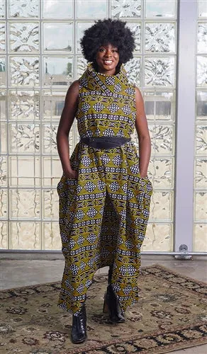 African Print Jumpsuit