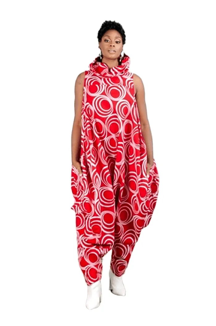 African Print Jumpsuit