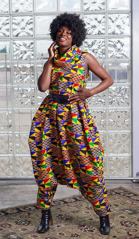 African Print Jumpsuit