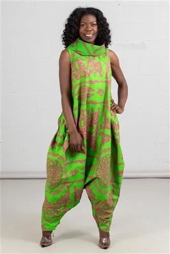 African Print Jumpsuit