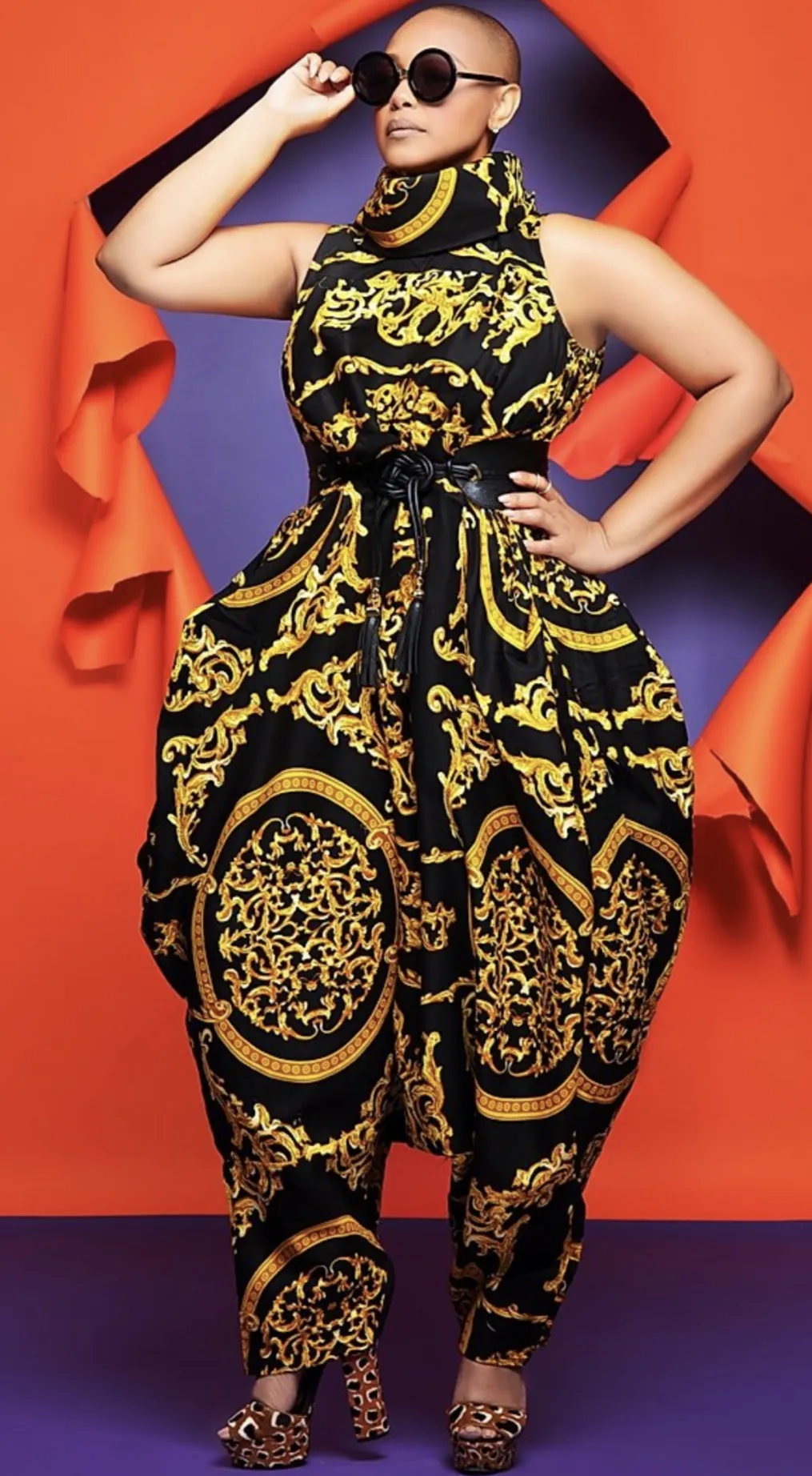 African Print Jumpsuit