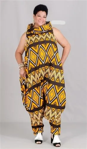 African Print Jumpsuit