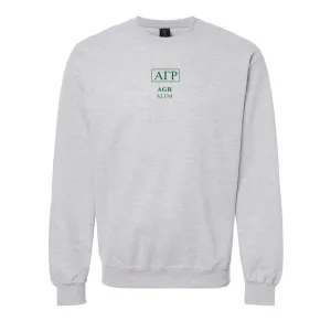 AGR Alumni Embroidered Greek letter Crewneck