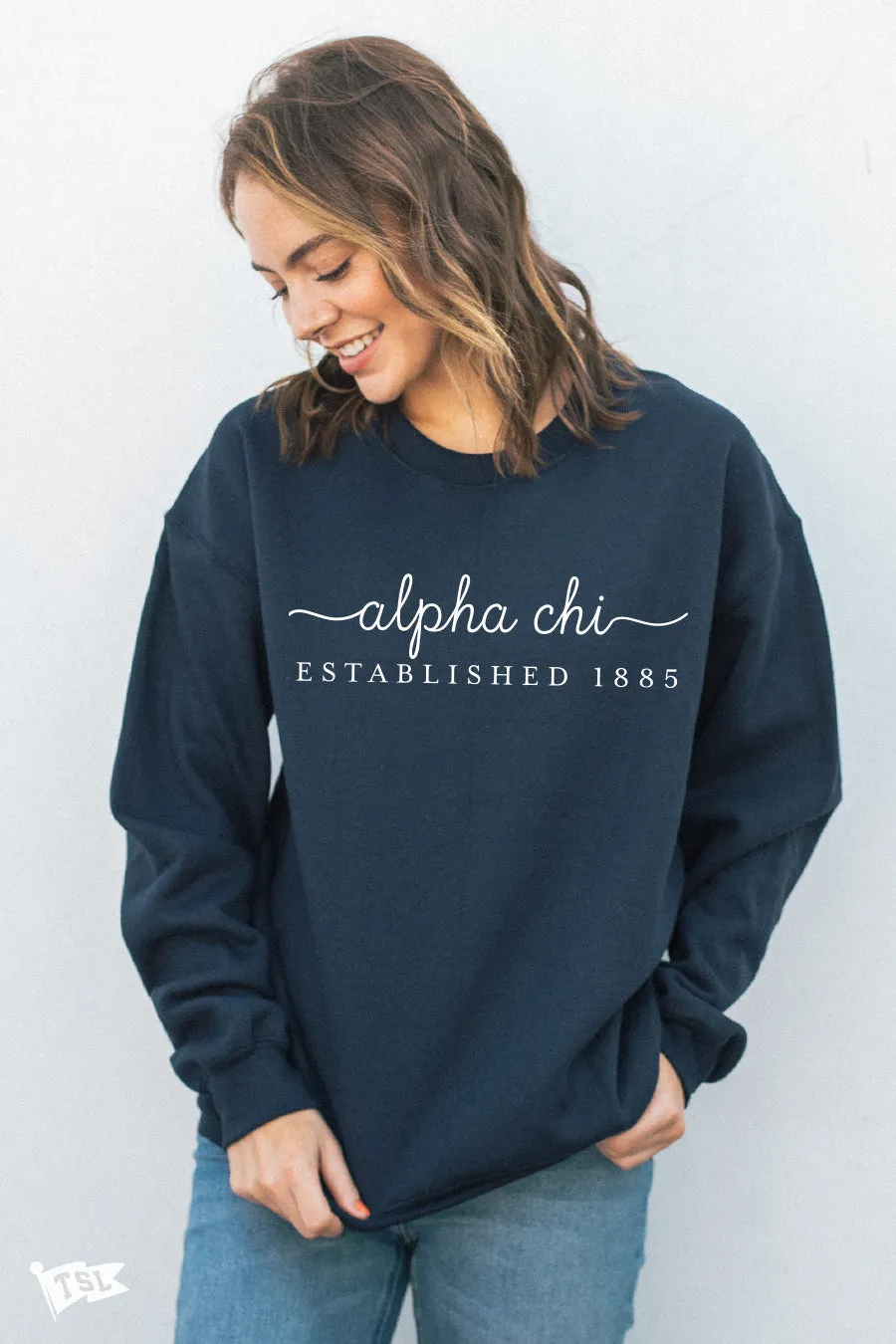 Alpha Chi Omega Signature Crewneck