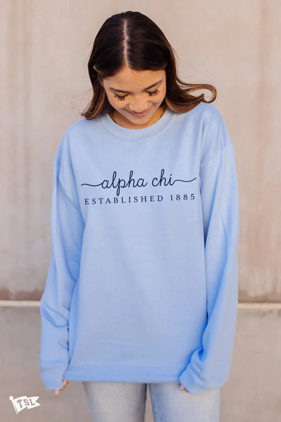 Alpha Chi Omega Signature Crewneck