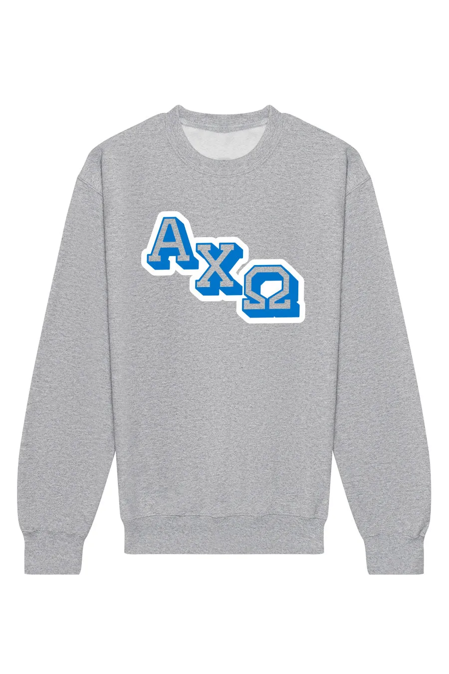 Alpha Chi Omega Varsity Letters Crewneck