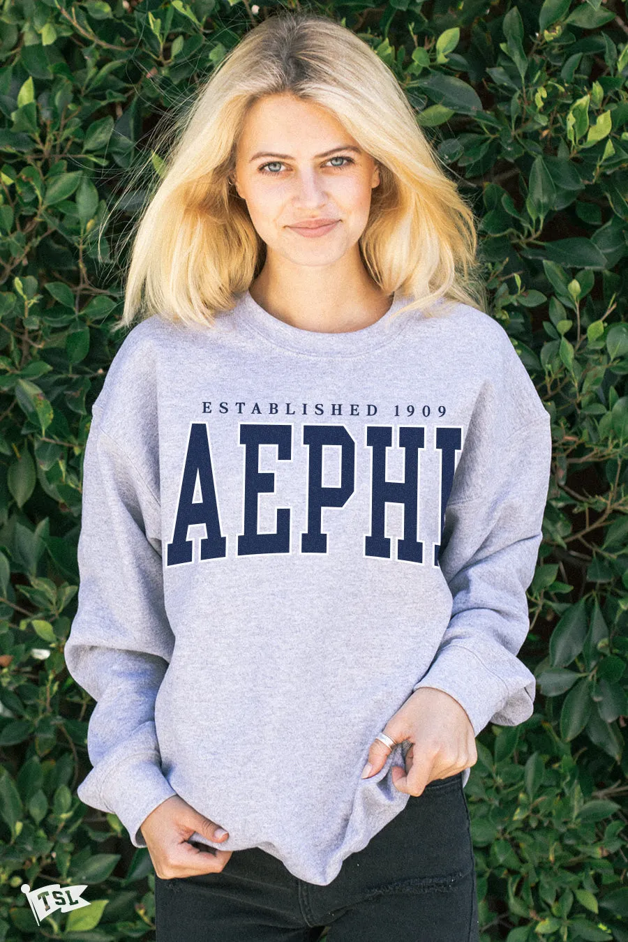 Alpha Epsilon Phi Collegiate Crewneck