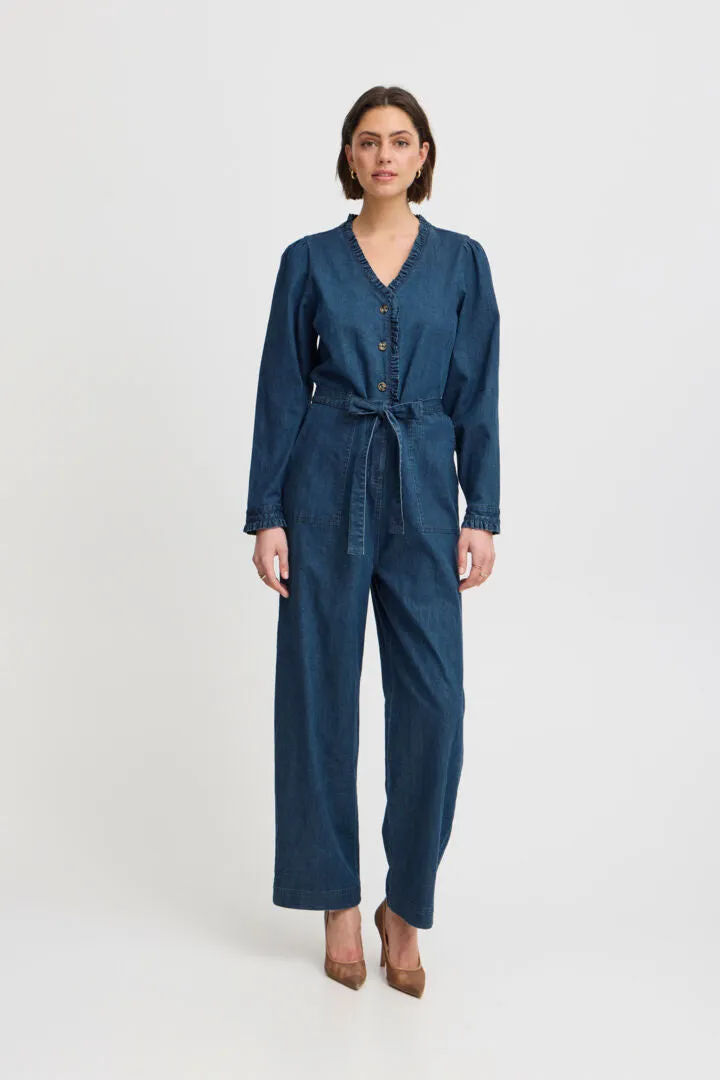 Atelier Reve Jules Jumpsuit-Medium Blue Chambrey-20120982