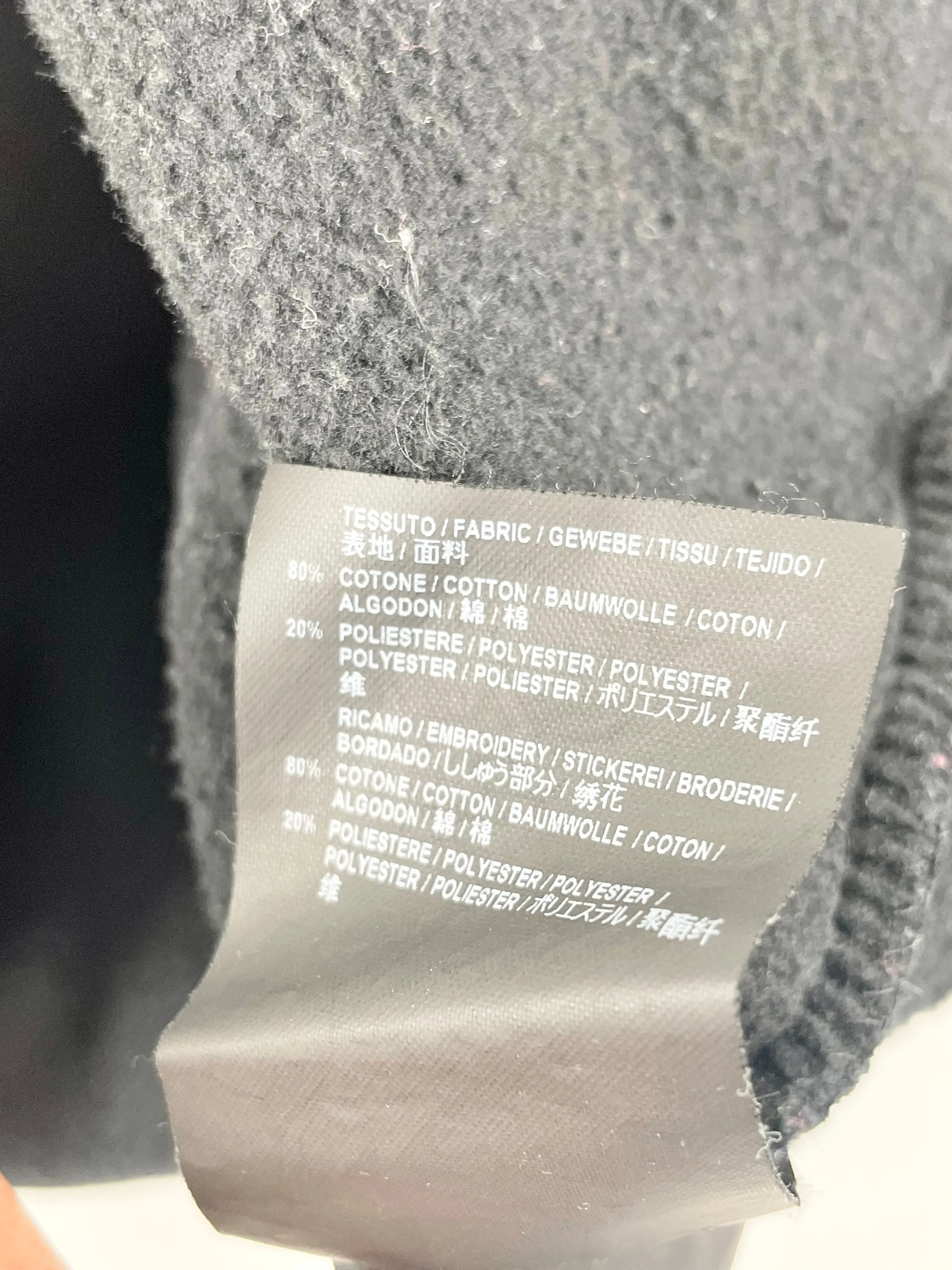 Balenciaga SS18 Black 'London Feel Fine 1969' Crew Neck Sweater - L
