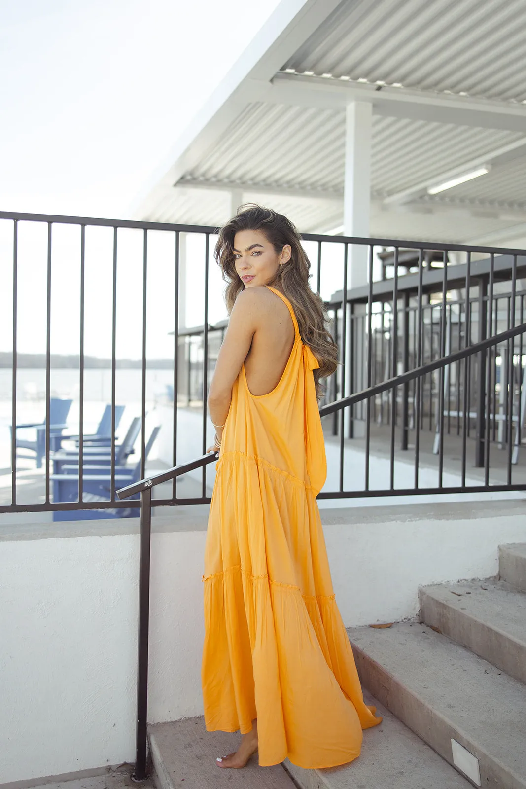 Bali beach Maxi - Sunkist