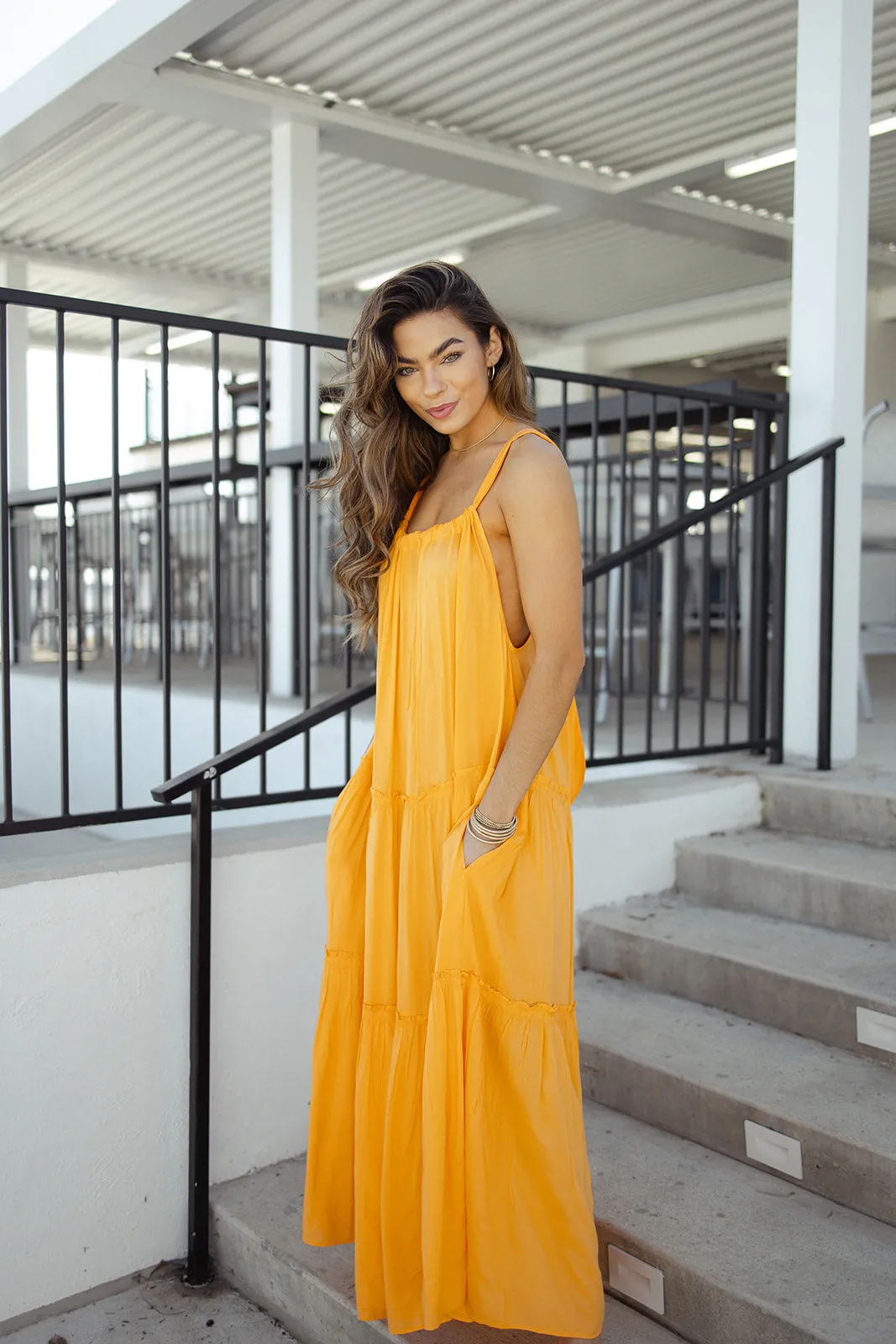 Bali beach Maxi - Sunkist