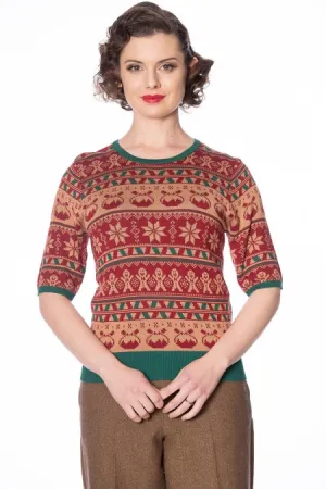 Banned Apparel - Christmas Pud Jumper