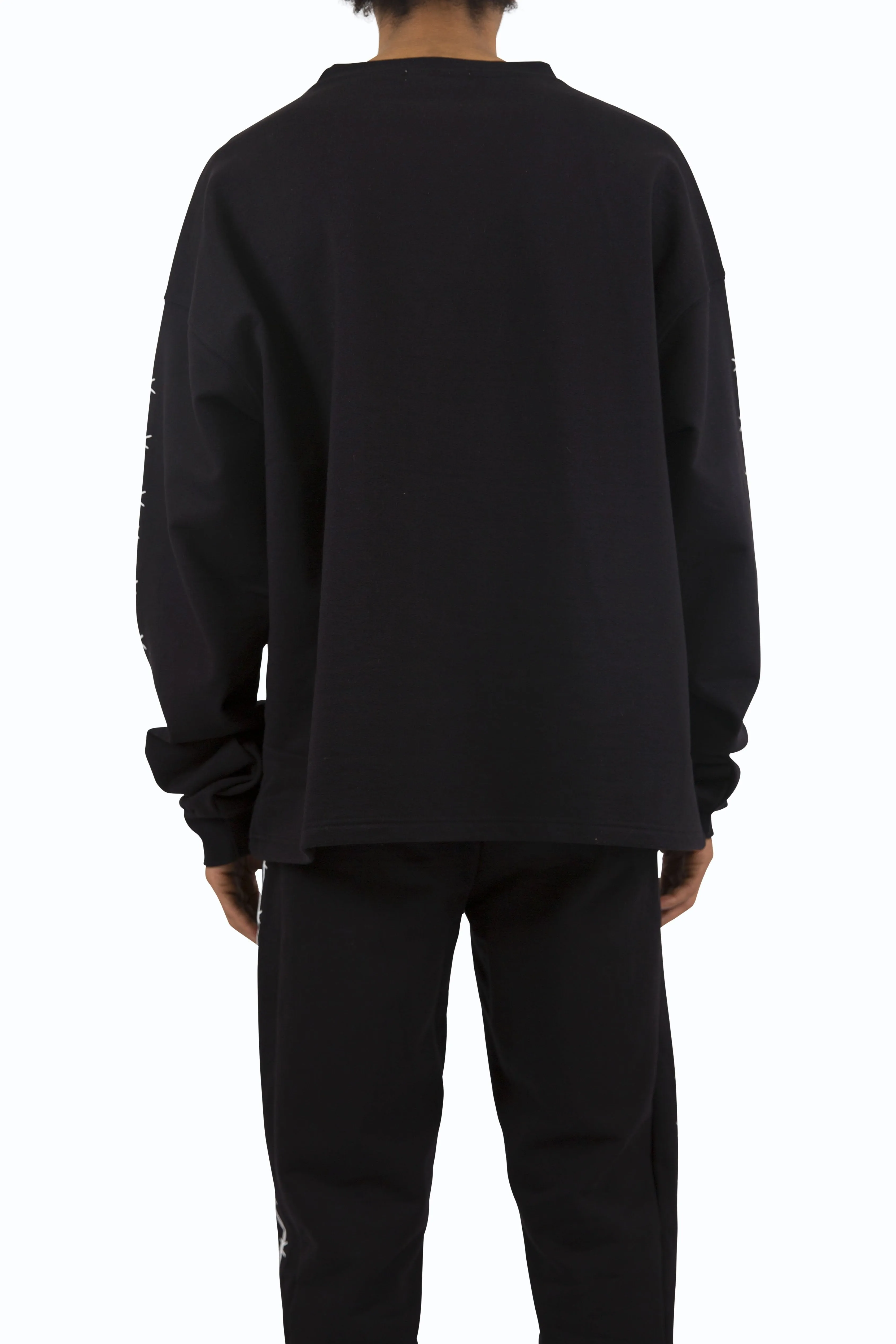 Barbed Wire Crewneck - Black