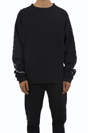 Barbed Wire Crewneck - Black