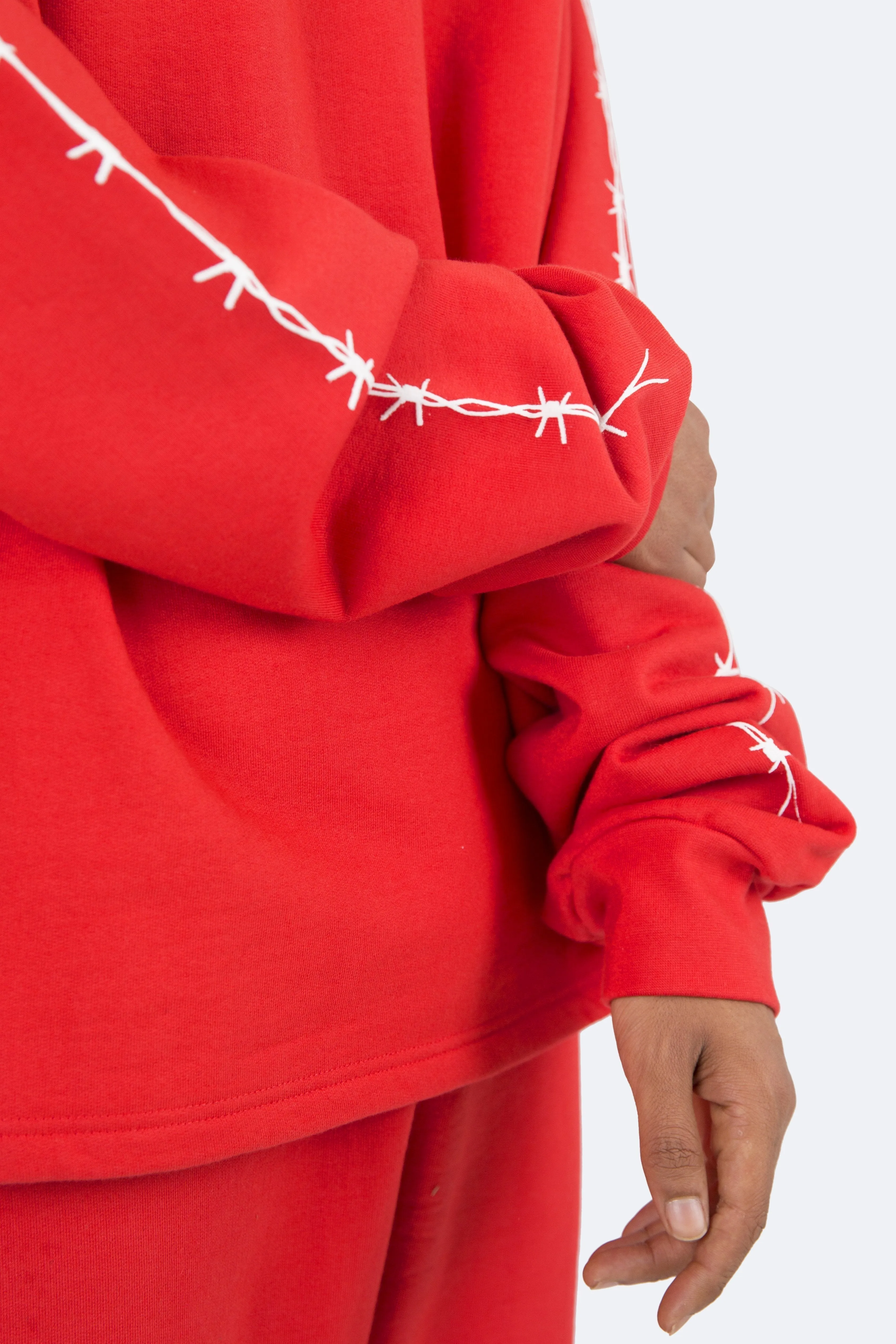 Barbed Wire Crewneck - Red