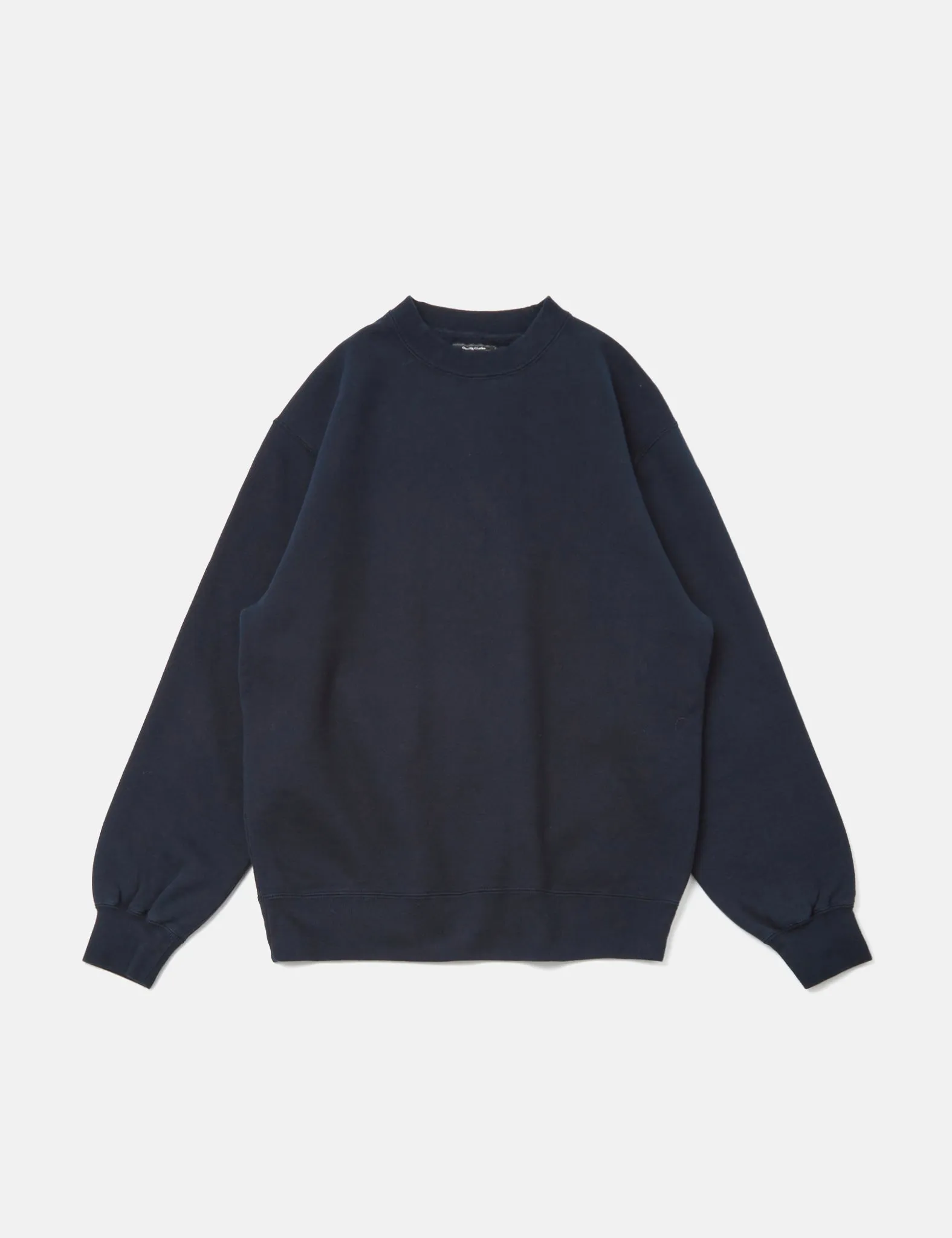 Beams Plus Crew Sweatshirt - Navy Blue