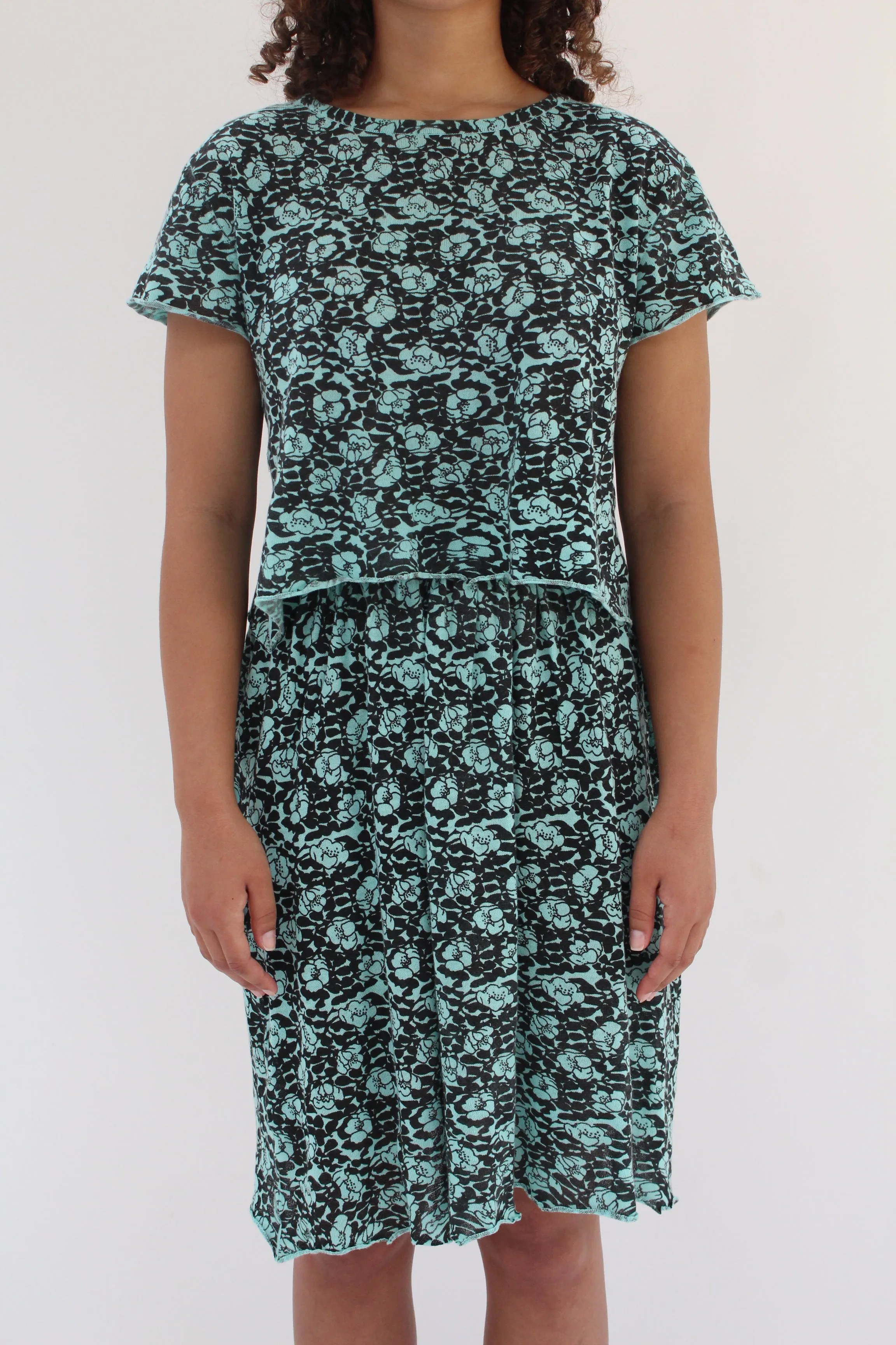 Beklina Detached Dress Aqua Poppy
