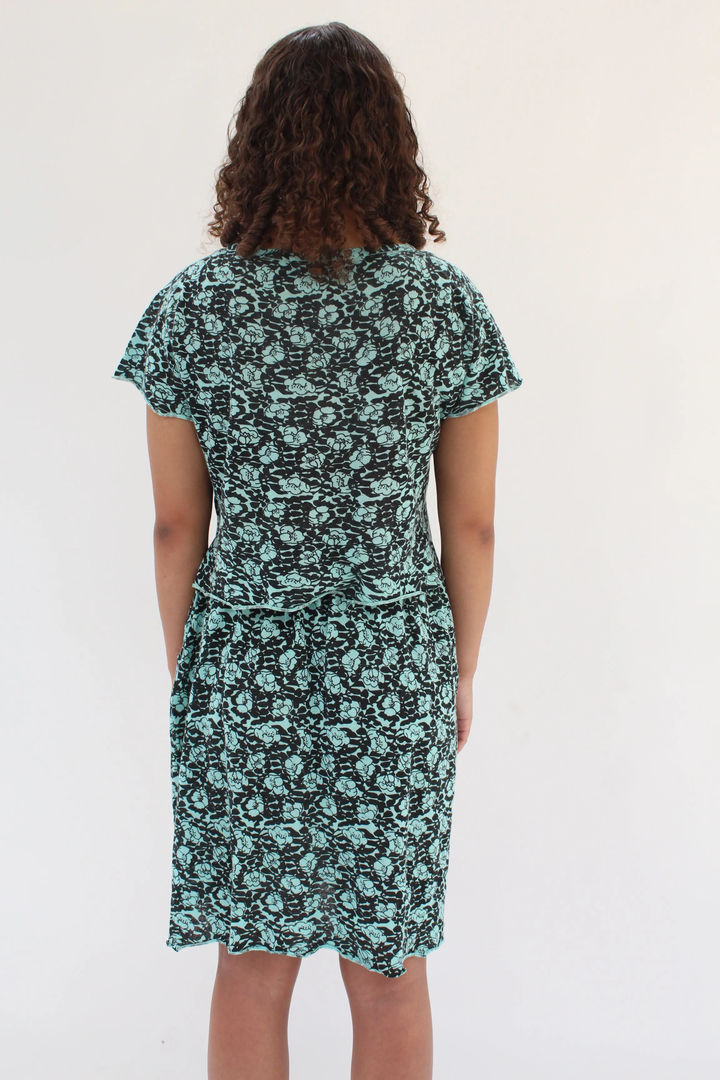 Beklina Detached Dress Aqua Poppy