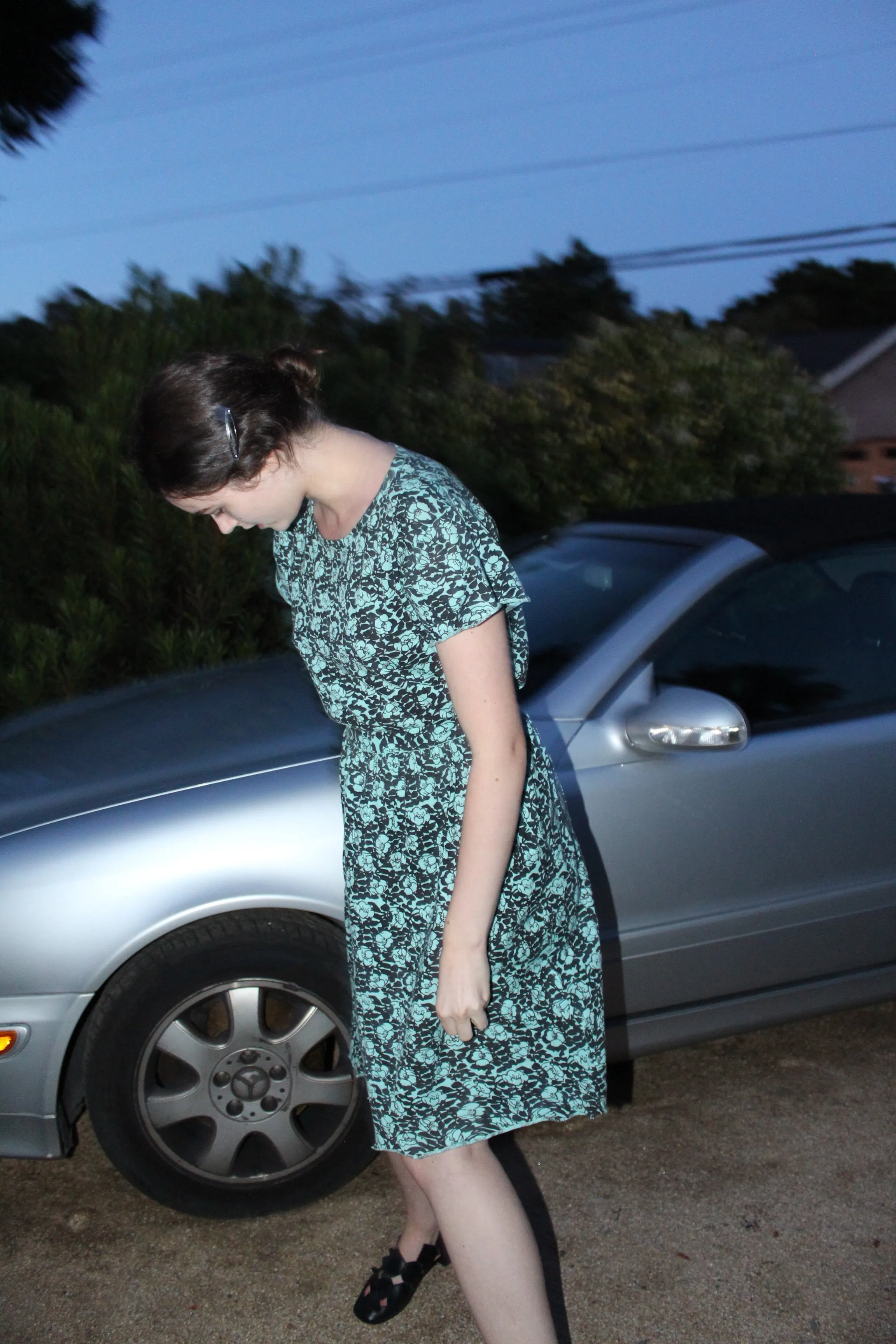 Beklina Detached Dress Aqua Poppy