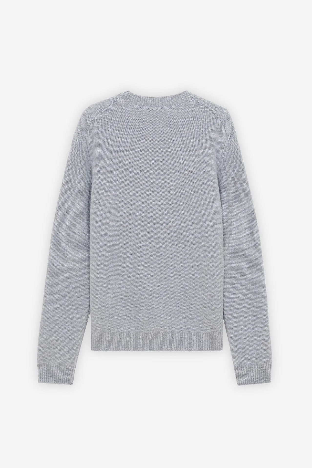 Big Fox Head Jacquard Pullover - Grey #Unisex