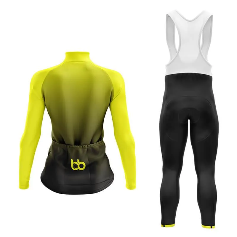 Black to Yellow Aero Cycling Kit