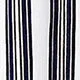 Boho Striped Split Thigh High Waist Cropped Women Pants