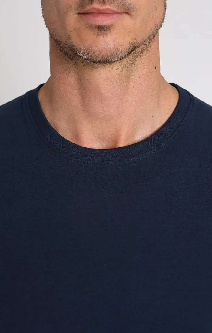 Bryant Long Sleeve Sueded Cotton Crewneck