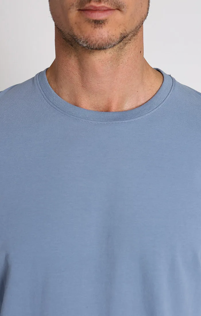 Bryant Long Sleeve Sueded Cotton Crewneck