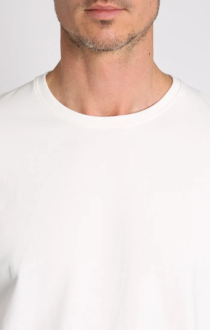 Bryant Long Sleeve Sueded Cotton Crewneck