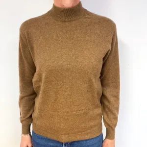 Butterscotch Cashmere Turtle Neck Jumper Medium
