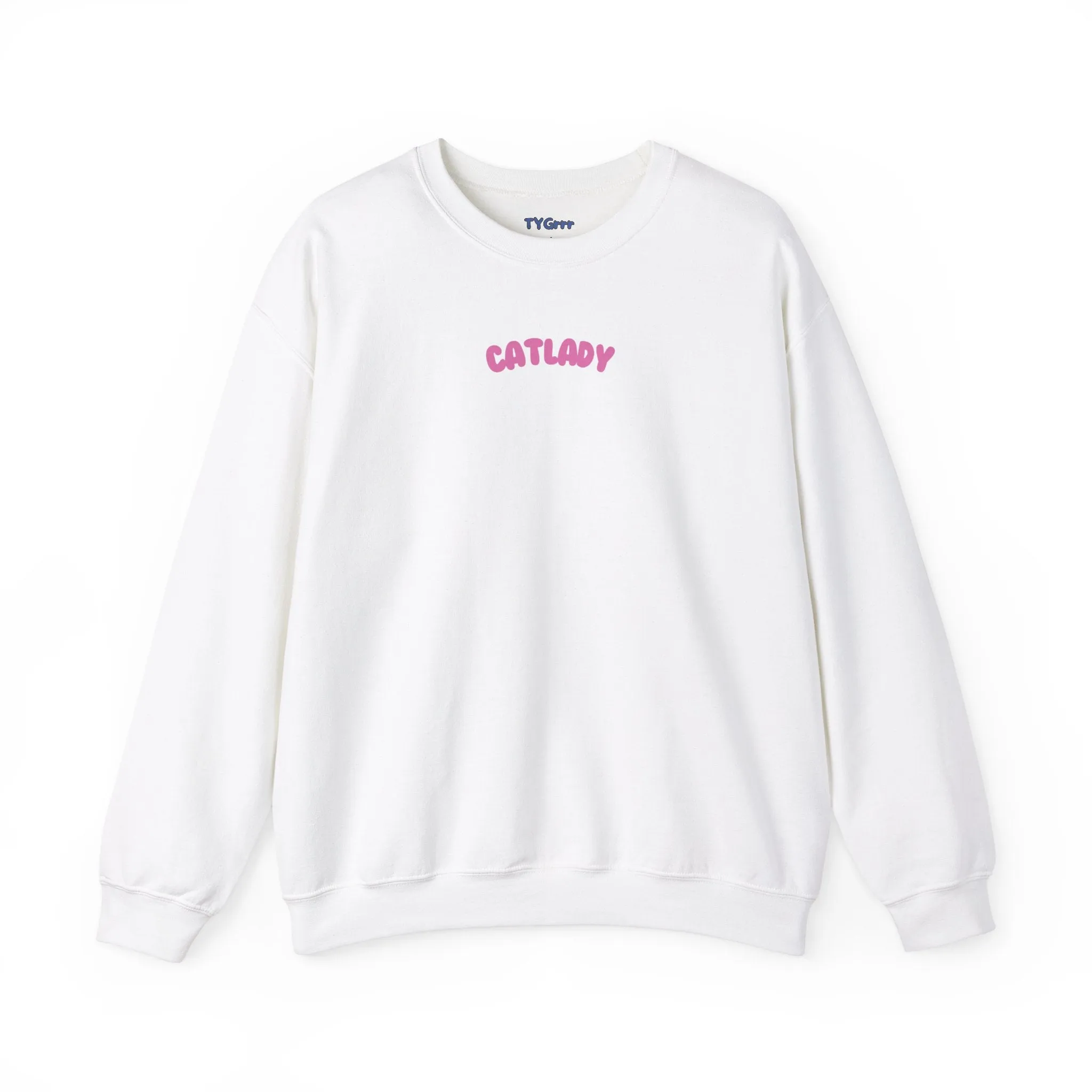 Cat Lady Crewneck Sweatshirt - Cute Cat Lover Gift, Unisex Hoodie, Cat Mom Jumper, Feline Kitty Blouse, Pet Owner Top