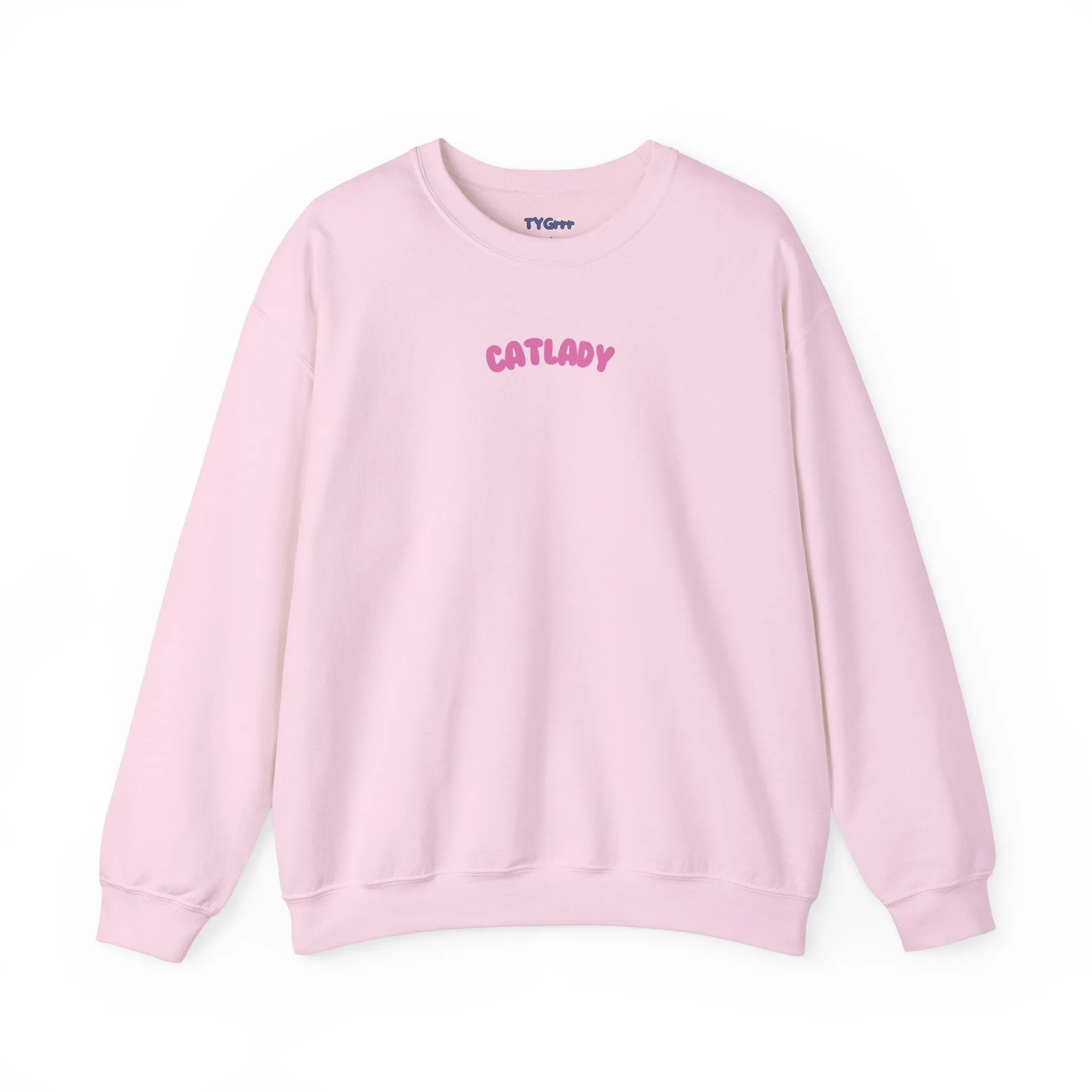 Cat Lady Crewneck Sweatshirt - Cute Cat Lover Gift, Unisex Hoodie, Cat Mom Jumper, Feline Kitty Blouse, Pet Owner Top