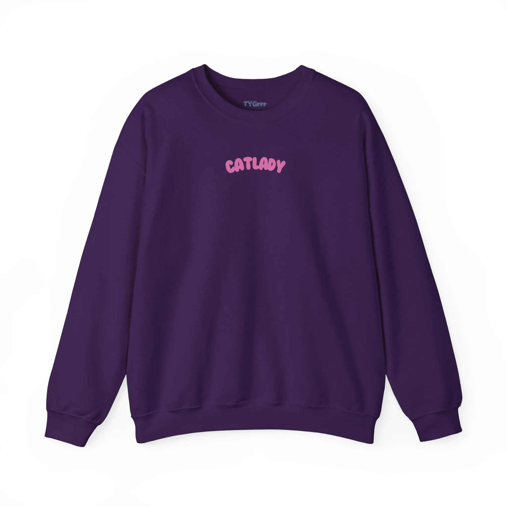 Cat Lady Crewneck Sweatshirt - Cute Cat Lover Gift, Unisex Hoodie, Cat Mom Jumper, Feline Kitty Blouse, Pet Owner Top