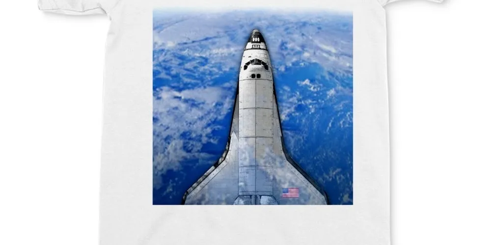 Changes Men's NASA Space Shuttle Men's Graphic T-Shirt White Size XX-Large