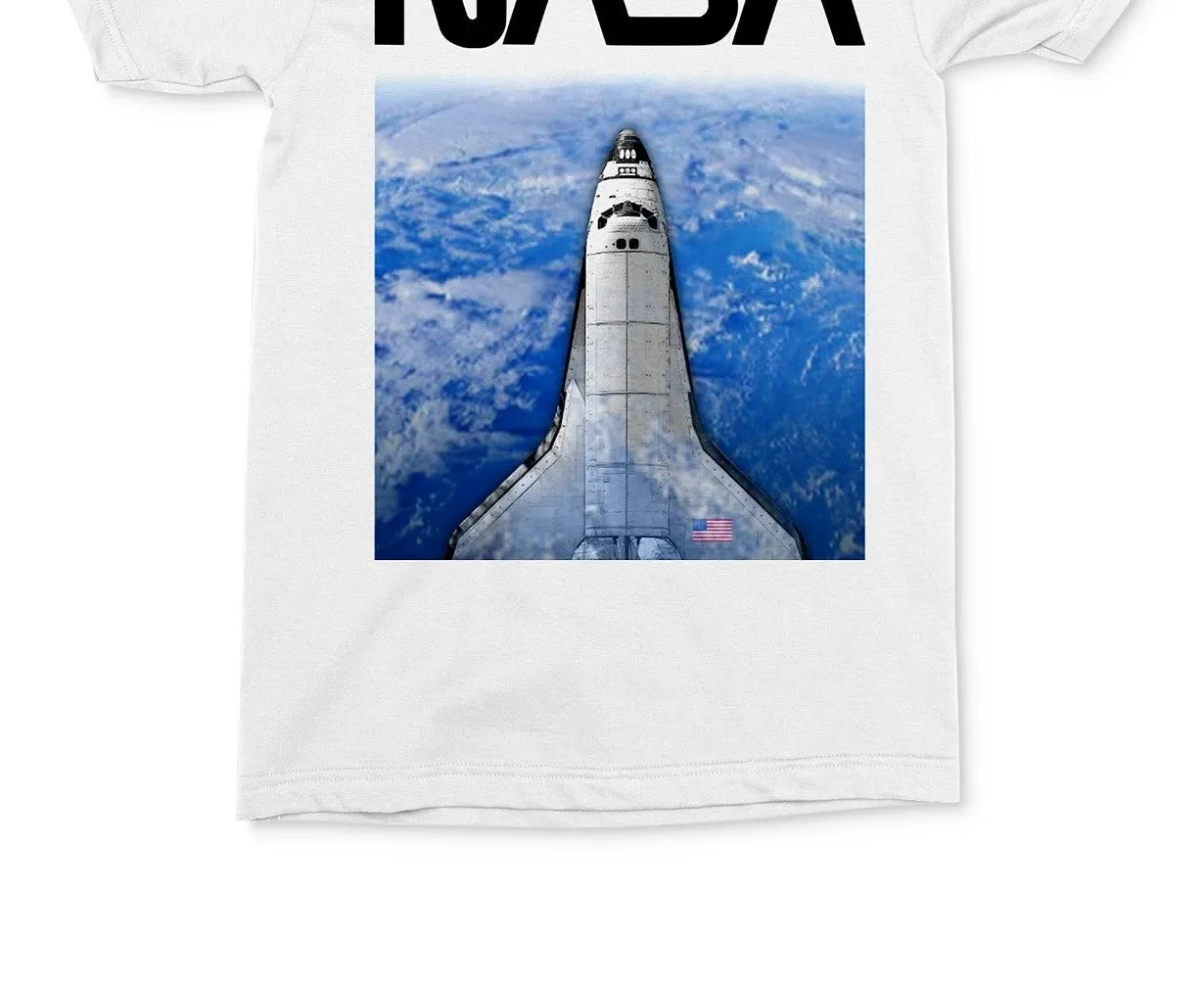 Changes Nasa Space Shuttle Men's Graphic T-Shirt White Size Medium