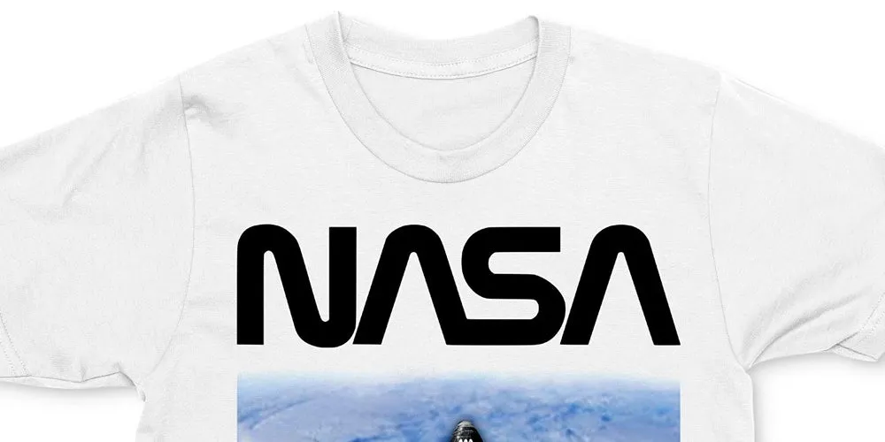 Changes Nasa Space Shuttle Men's Graphic T-Shirt White Size Medium