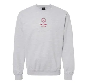 Chi Phi Alumni Embroidered Symbol Crewneck