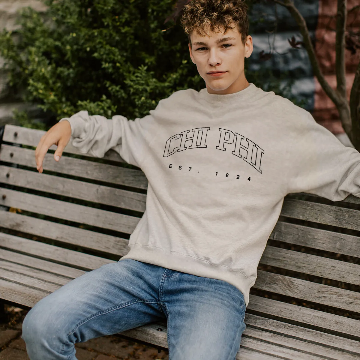 Chi Phi Classic Neutral Crewneck