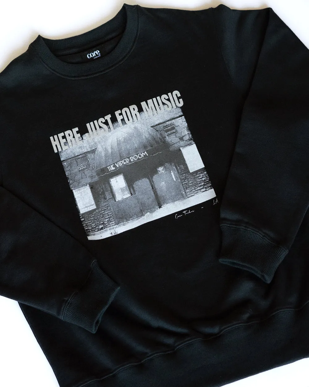CLASSIC CREWNECK HERE JUST FOR MUSIC