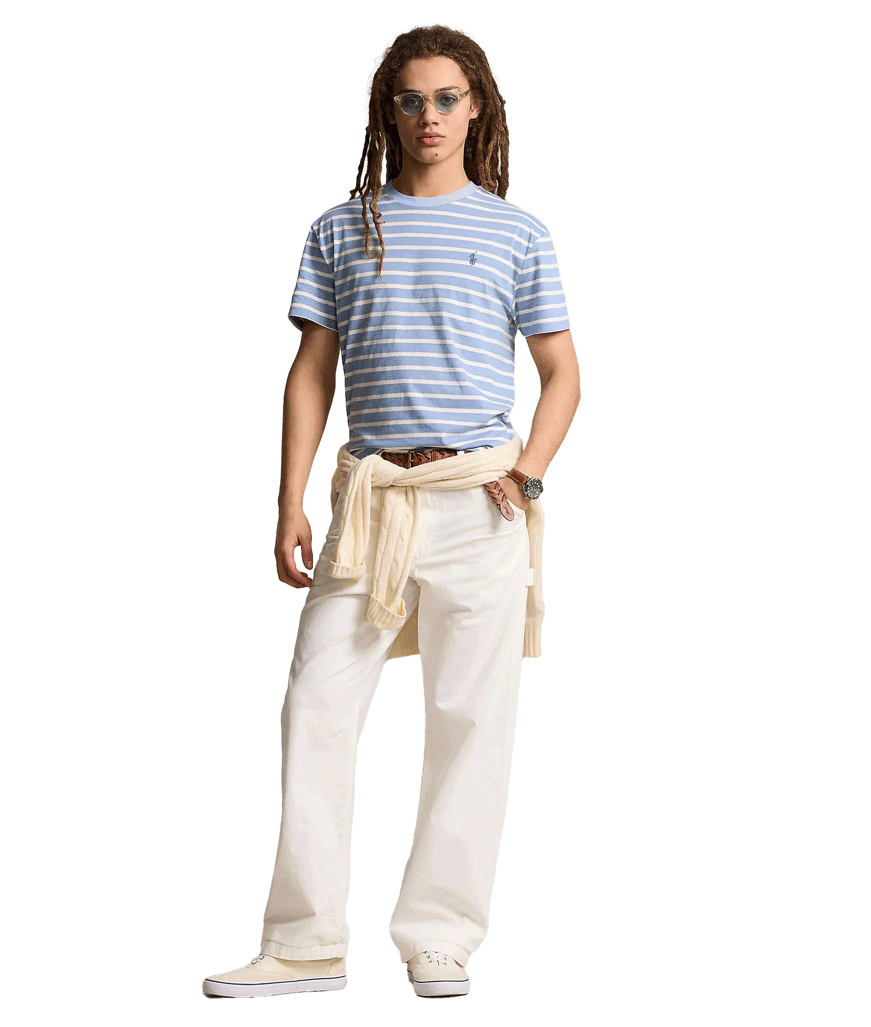 Classic Fit Striped Jersey T-shirt - Multi