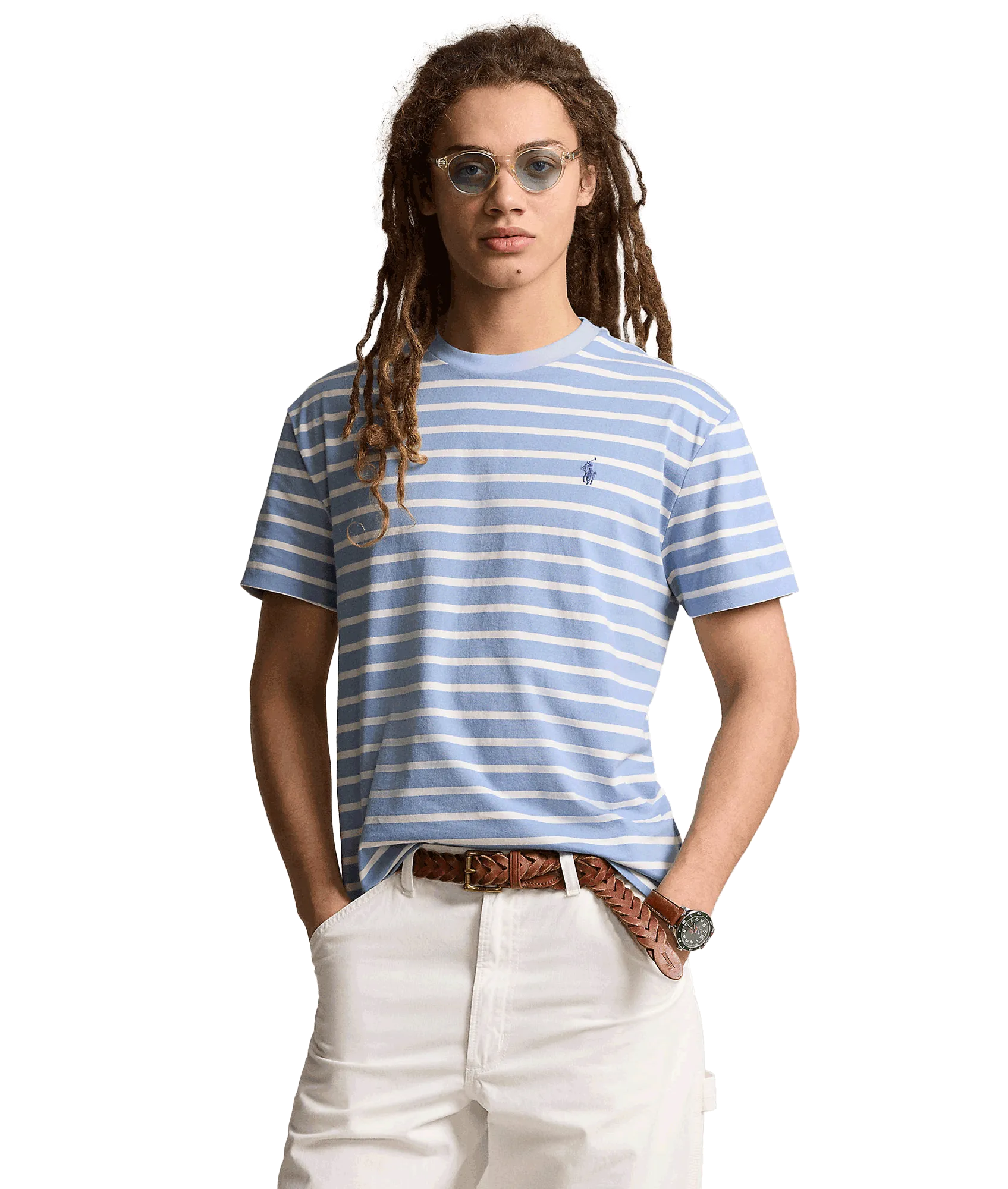 Classic Fit Striped Jersey T-shirt - Multi