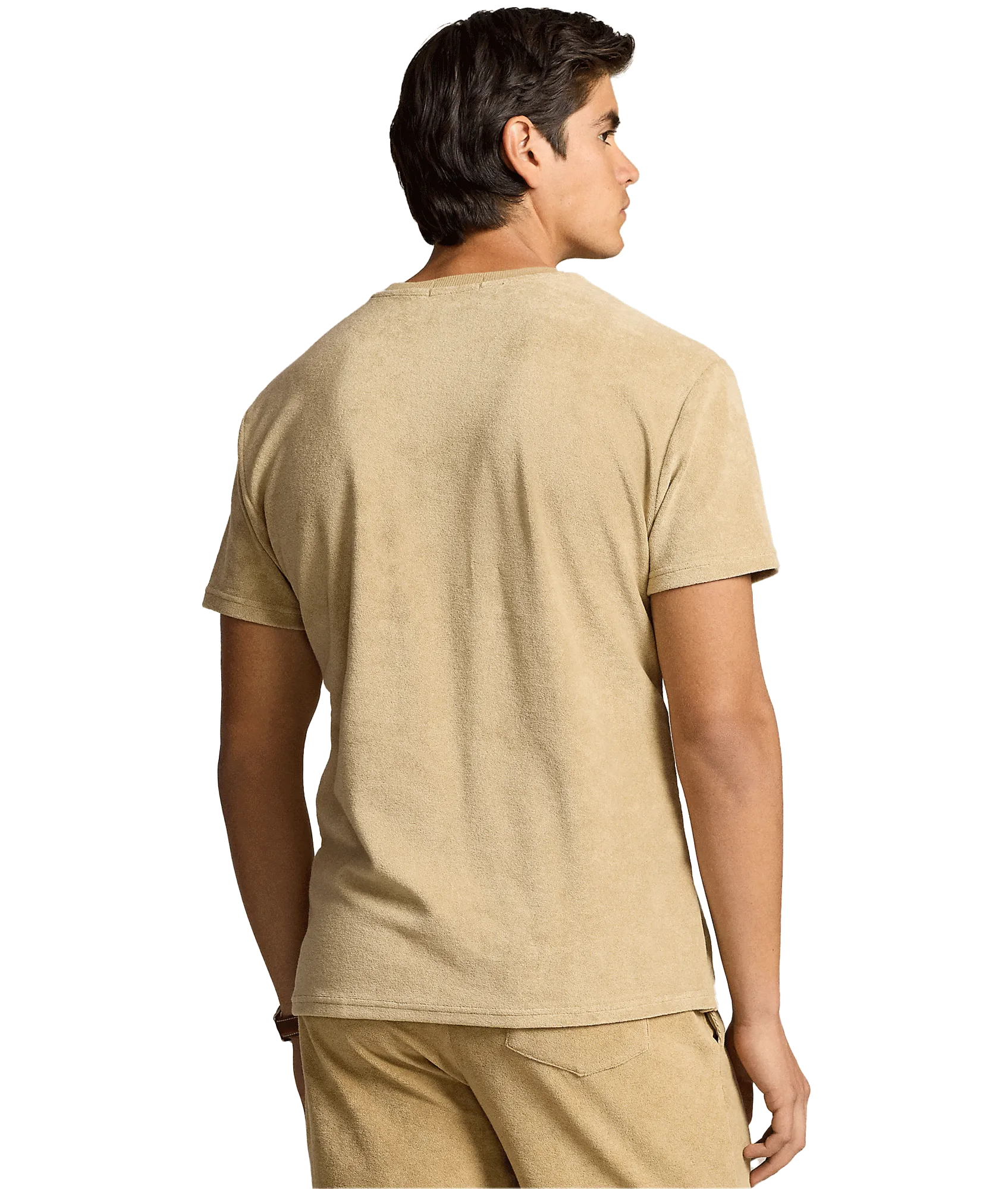 Classic Fit Terry T-shirt - Beige