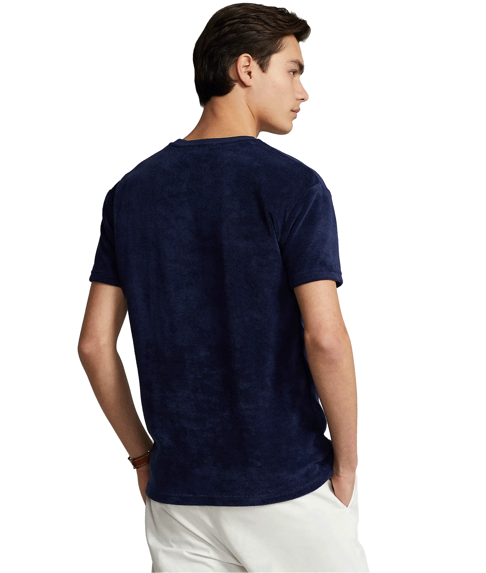Classic Fit Terry T-shirt - Navy