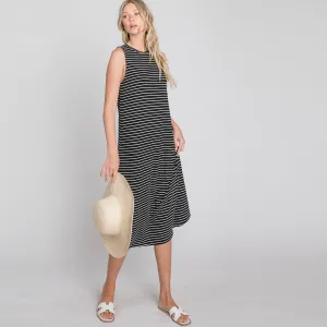 Classic Stripe Midi Dress