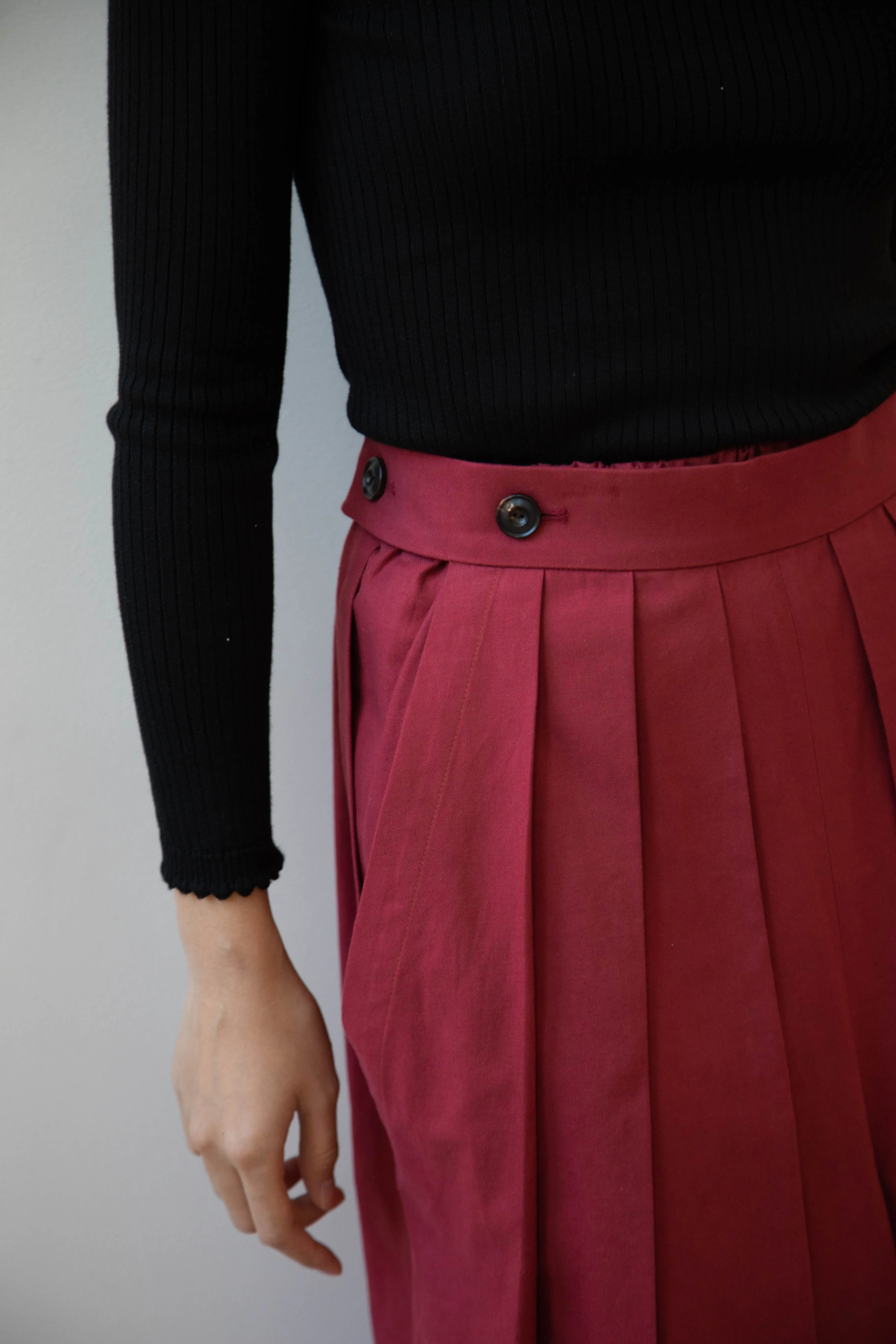 École de Curiosités | Pina Pants in Red Wine