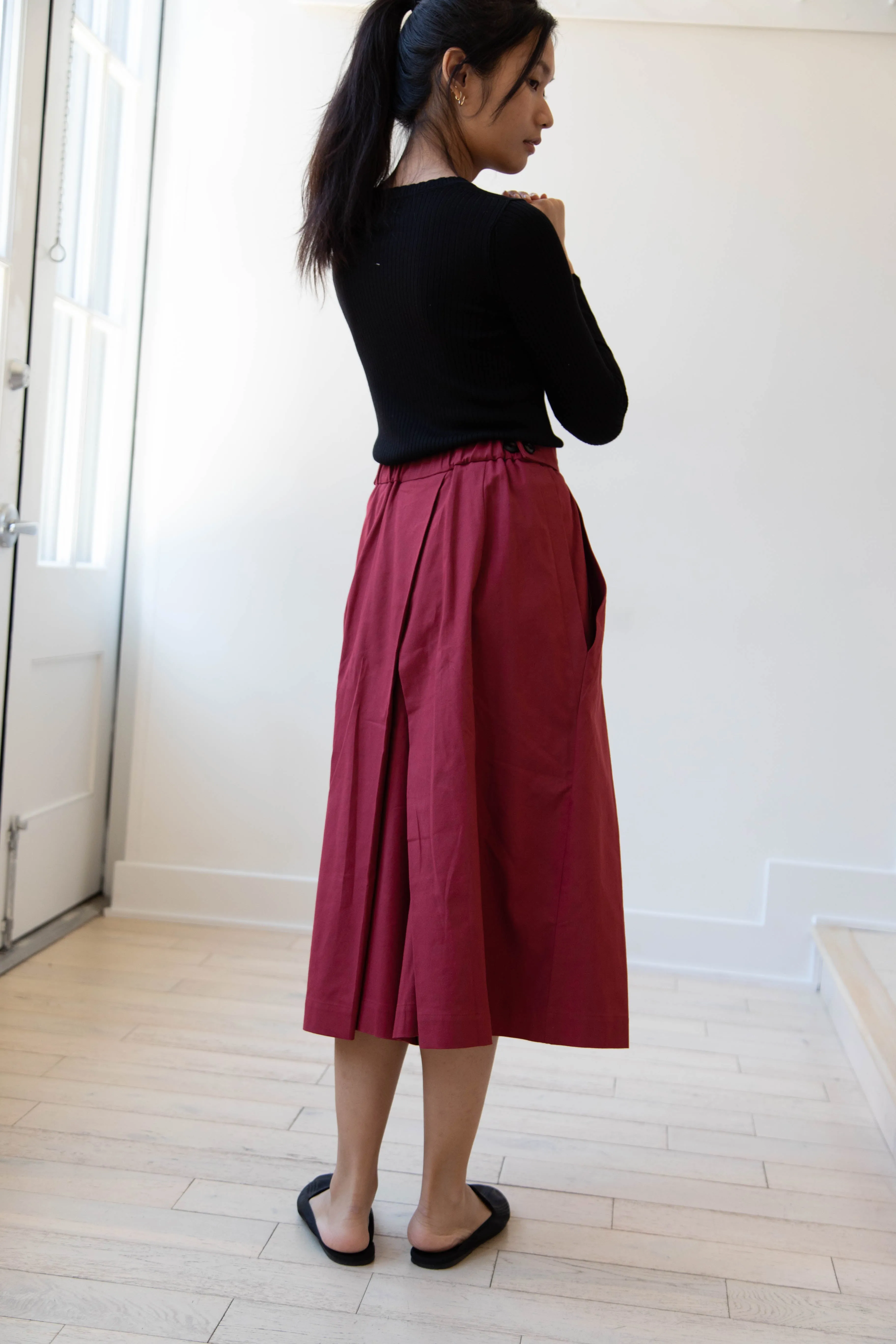 École de Curiosités | Pina Pants in Red Wine
