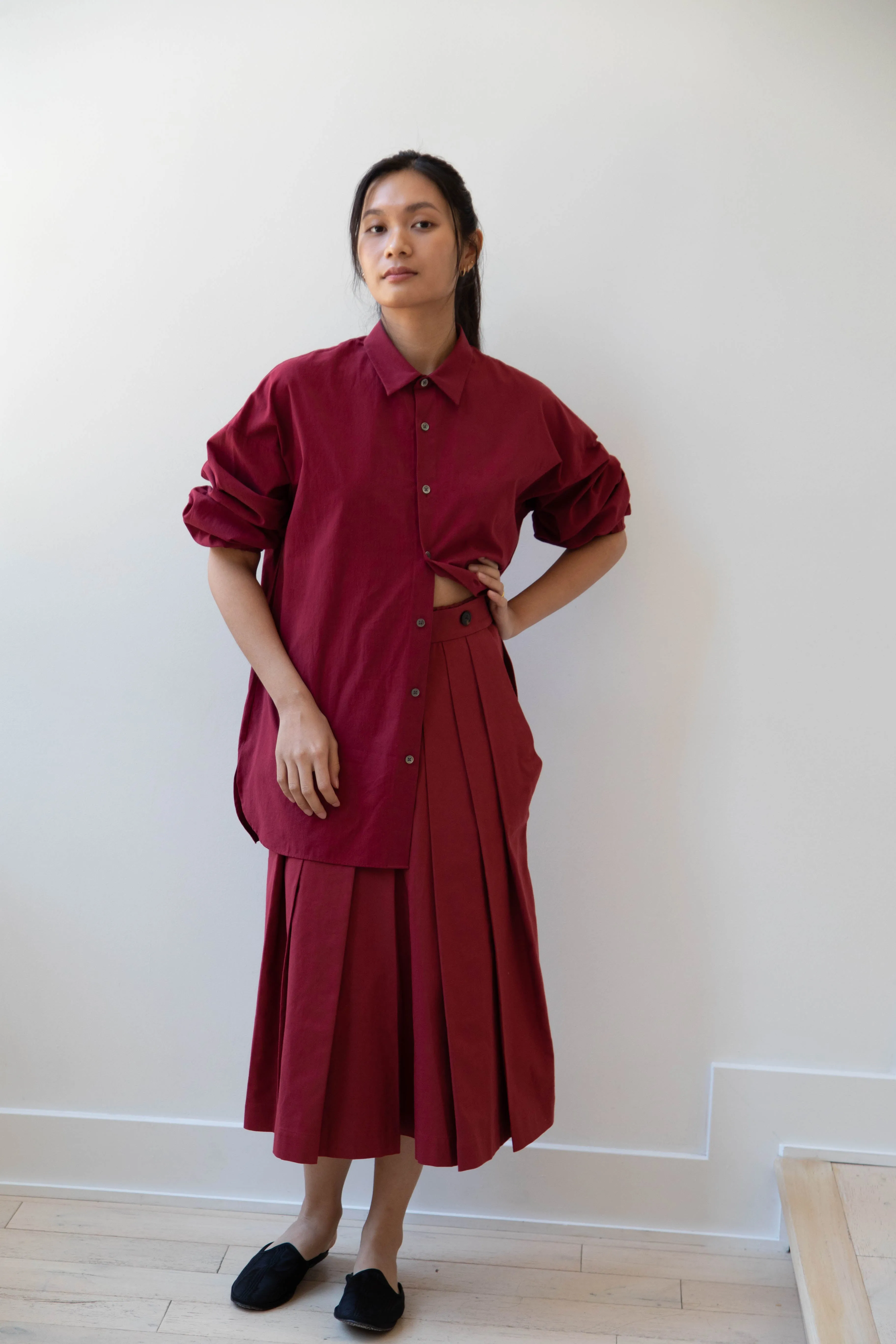 École de Curiosités | Pina Pants in Red Wine