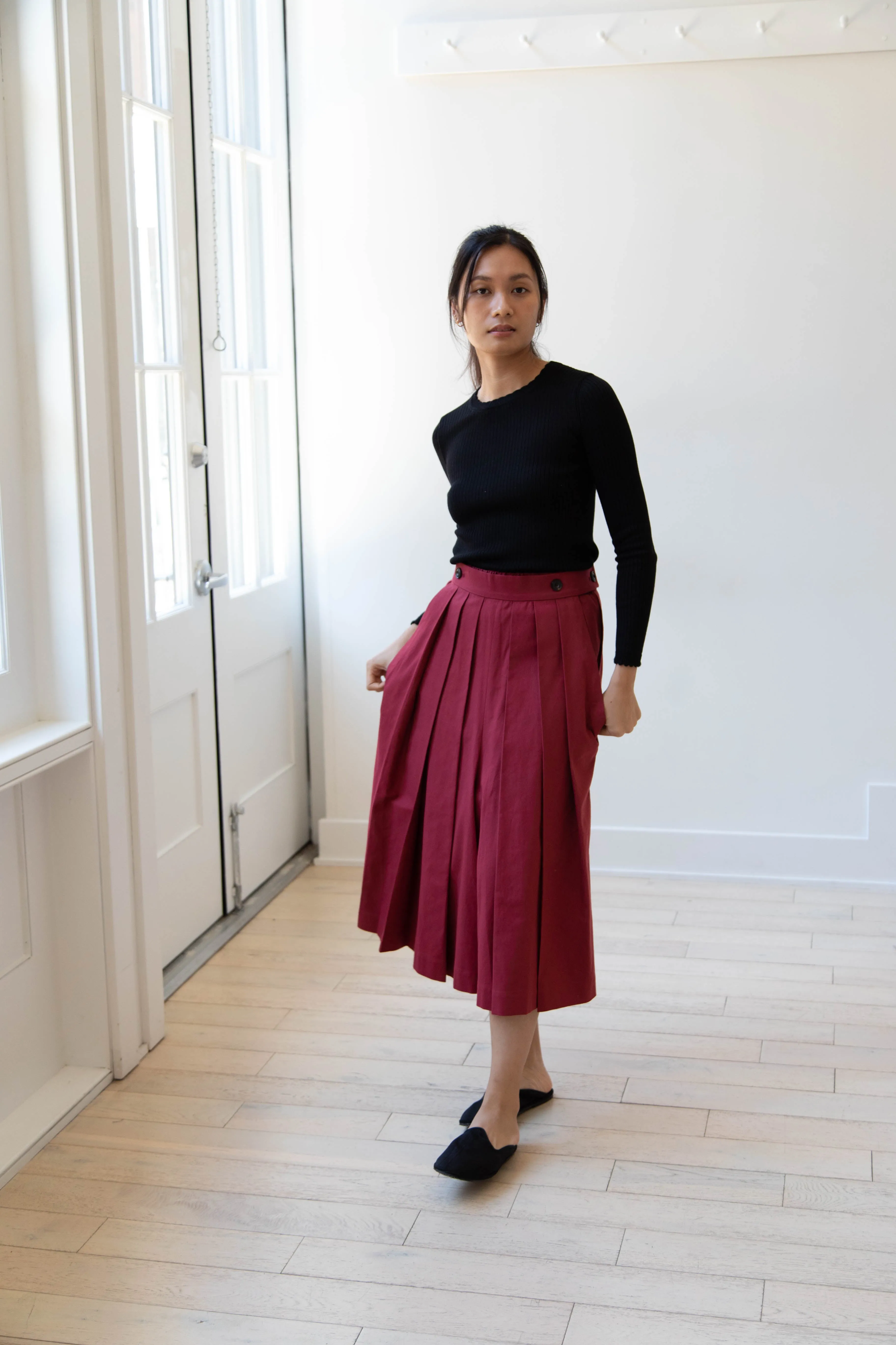 École de Curiosités | Pina Pants in Red Wine