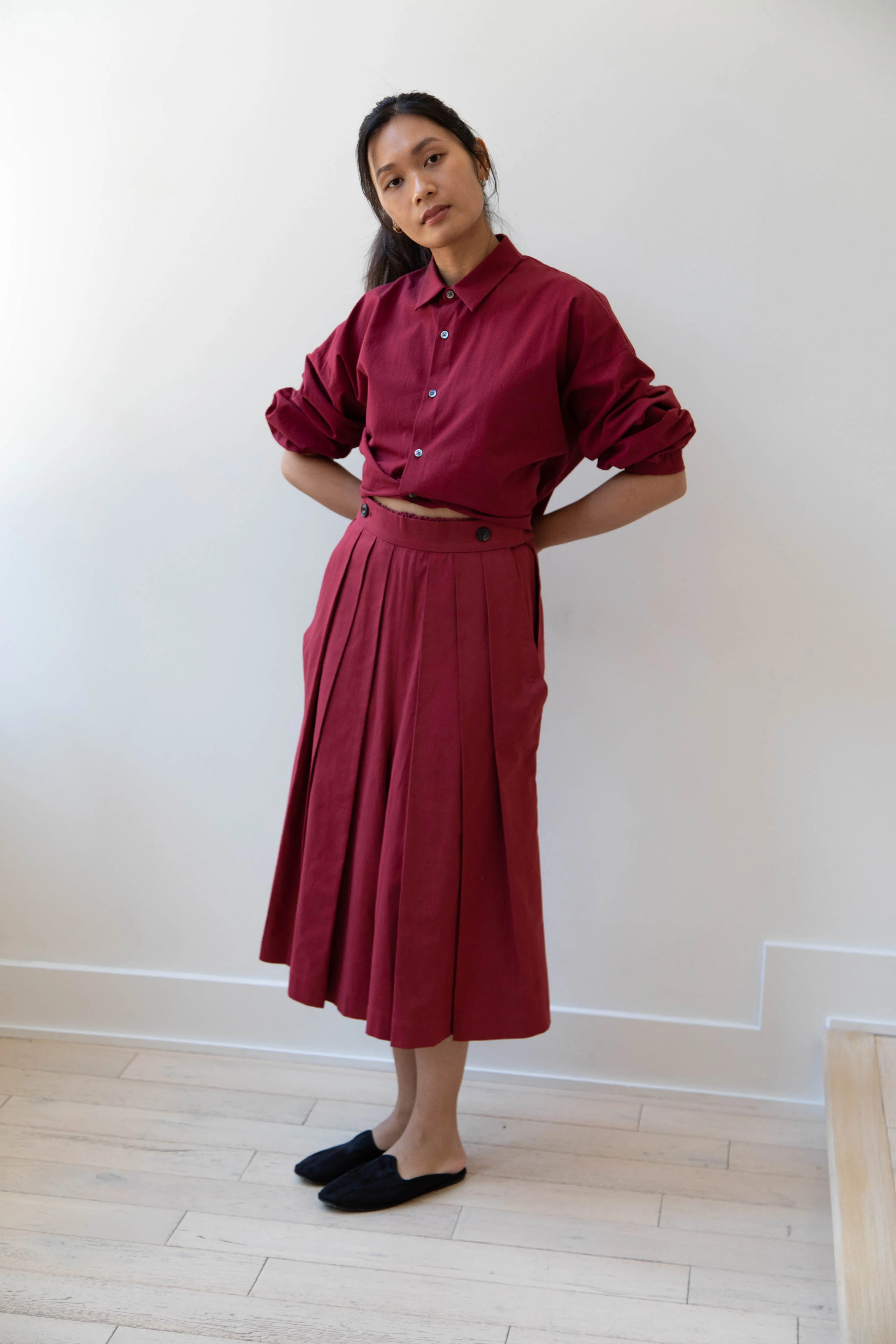 École de Curiosités | Pina Pants in Red Wine